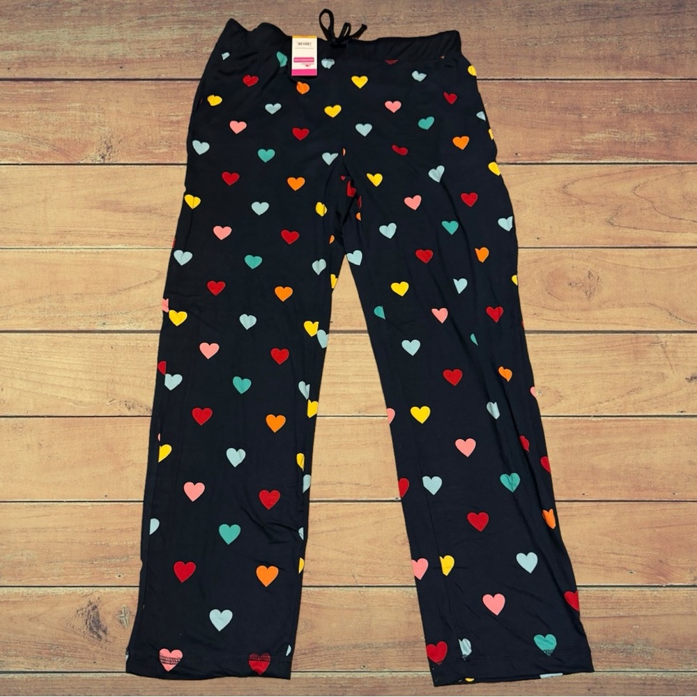 Men’s Valentine’s Day Heart Pajama Pants Polka Dot Rainbow Pastel Cute Holiday